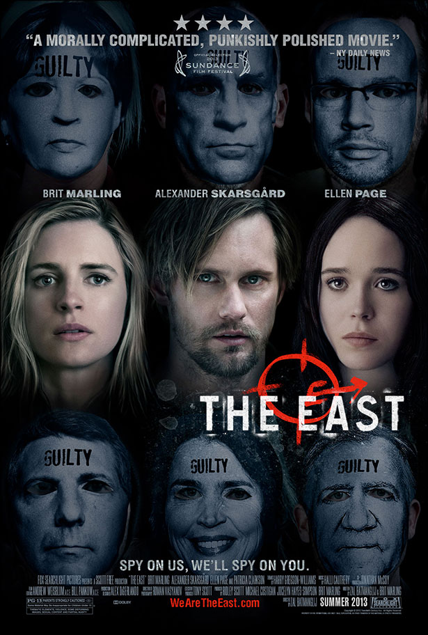 The East poster - Zal Batmanglij 