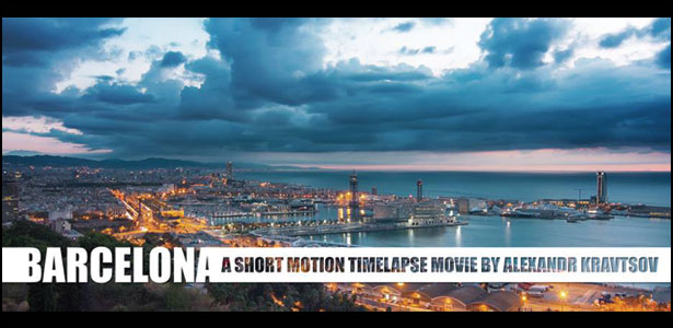 Ταινία Μικρού Μήκους: "Barcelona. Motion Timelapse"